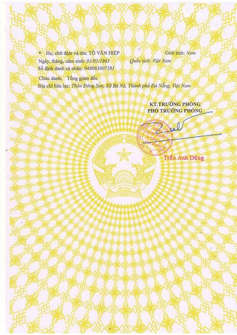  - Công Ty Cổ Phần Kho Vận Liên Chiểu Xanh